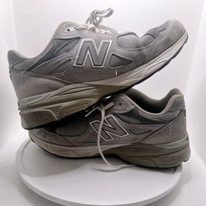 New Balance 990v4 Made in USA Grey Silver Sneakers Retro U990GR4 Mens Size 8.5